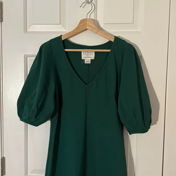 Velvet by Graham & Spencer | Dresses | Anthropologie Green Puff Sleeve Dress | Poshmark Velvet by Graham & Spencer | Dresses | Anthropologie Green Puff Sleeve Dress | Poshmark